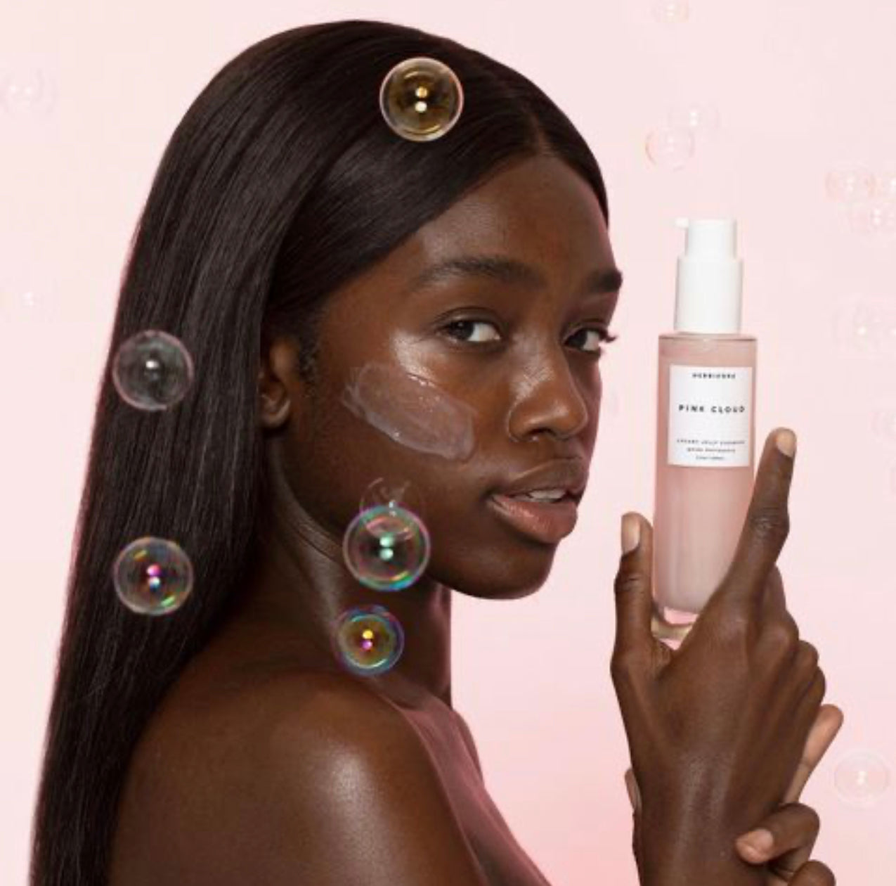 ピンククラウドクリームジェルクレンザーを使ってみよう!