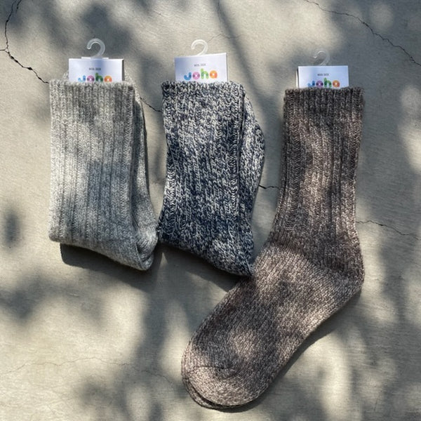 Joha Wool Socks リブソックス 極厚