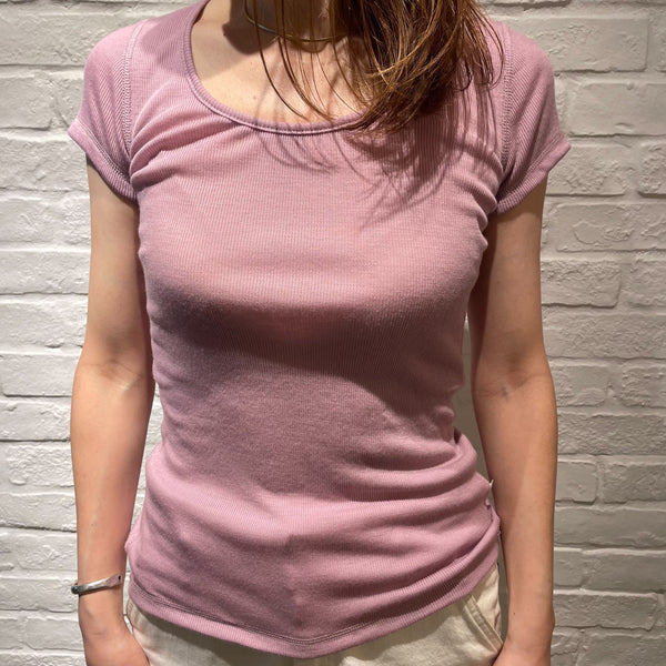 Joha ウール Tシャツ(ベリー)