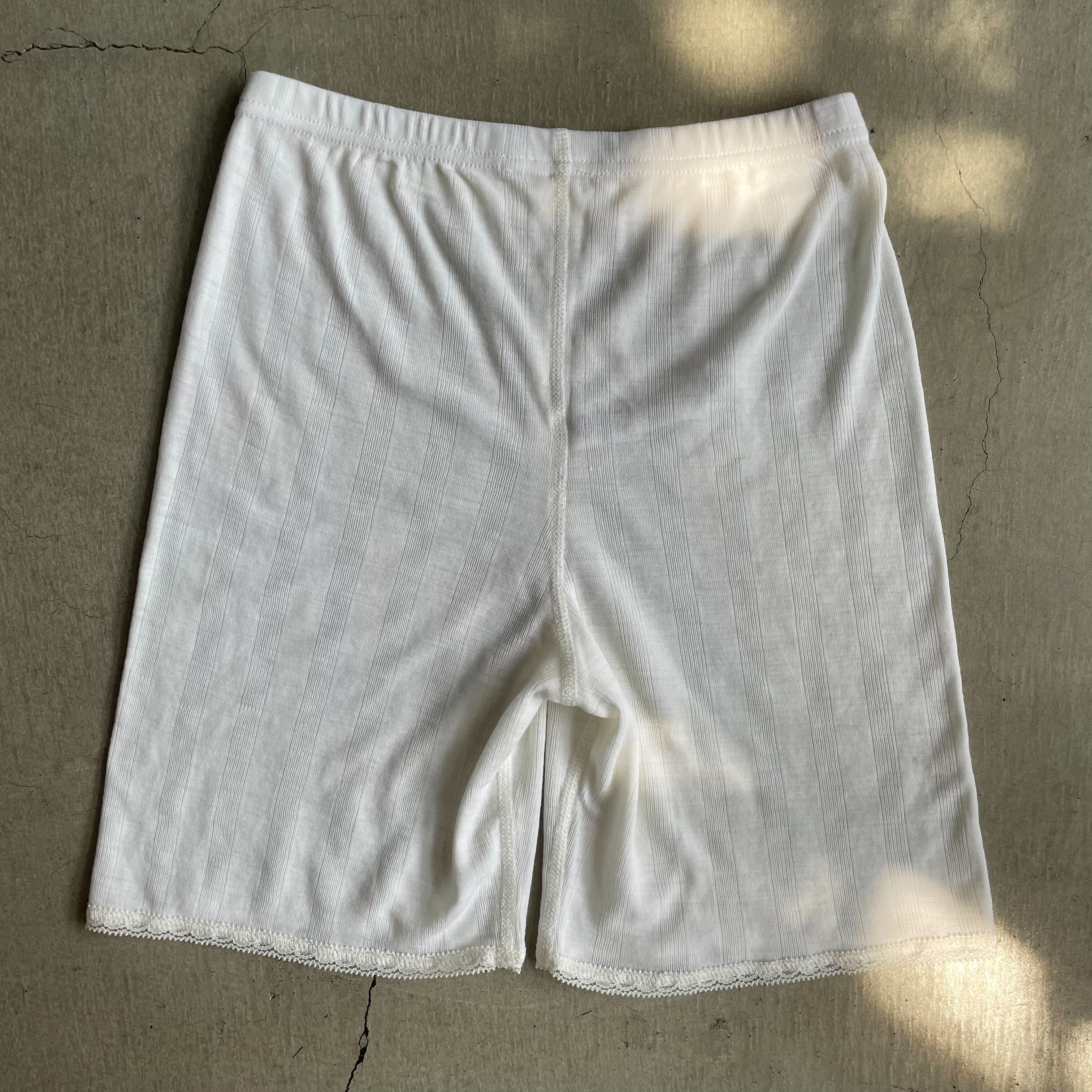 Joha ウール・シルク ハーフレギンス (オフホワイト)