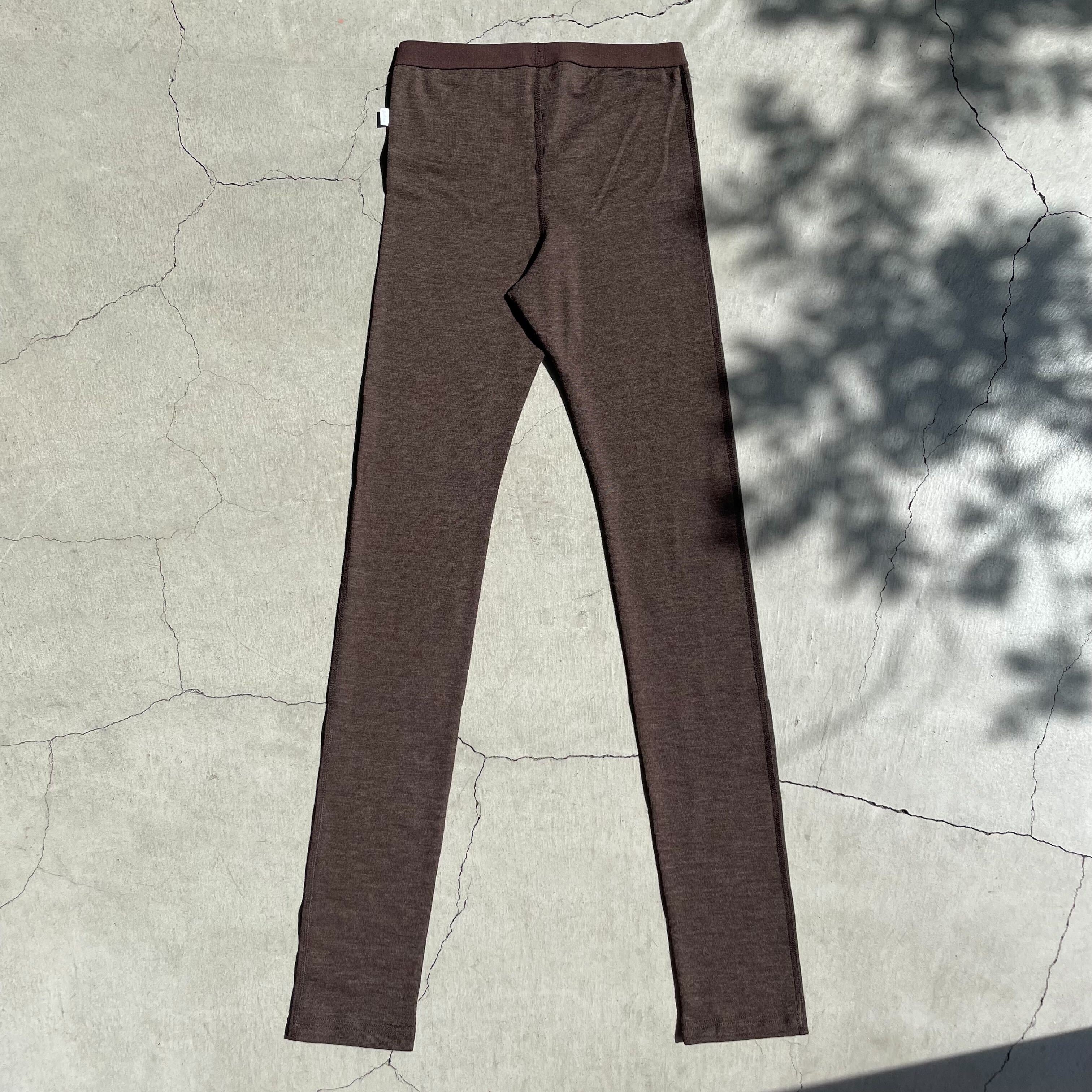 Joha ウール レギンス(ブラウン)