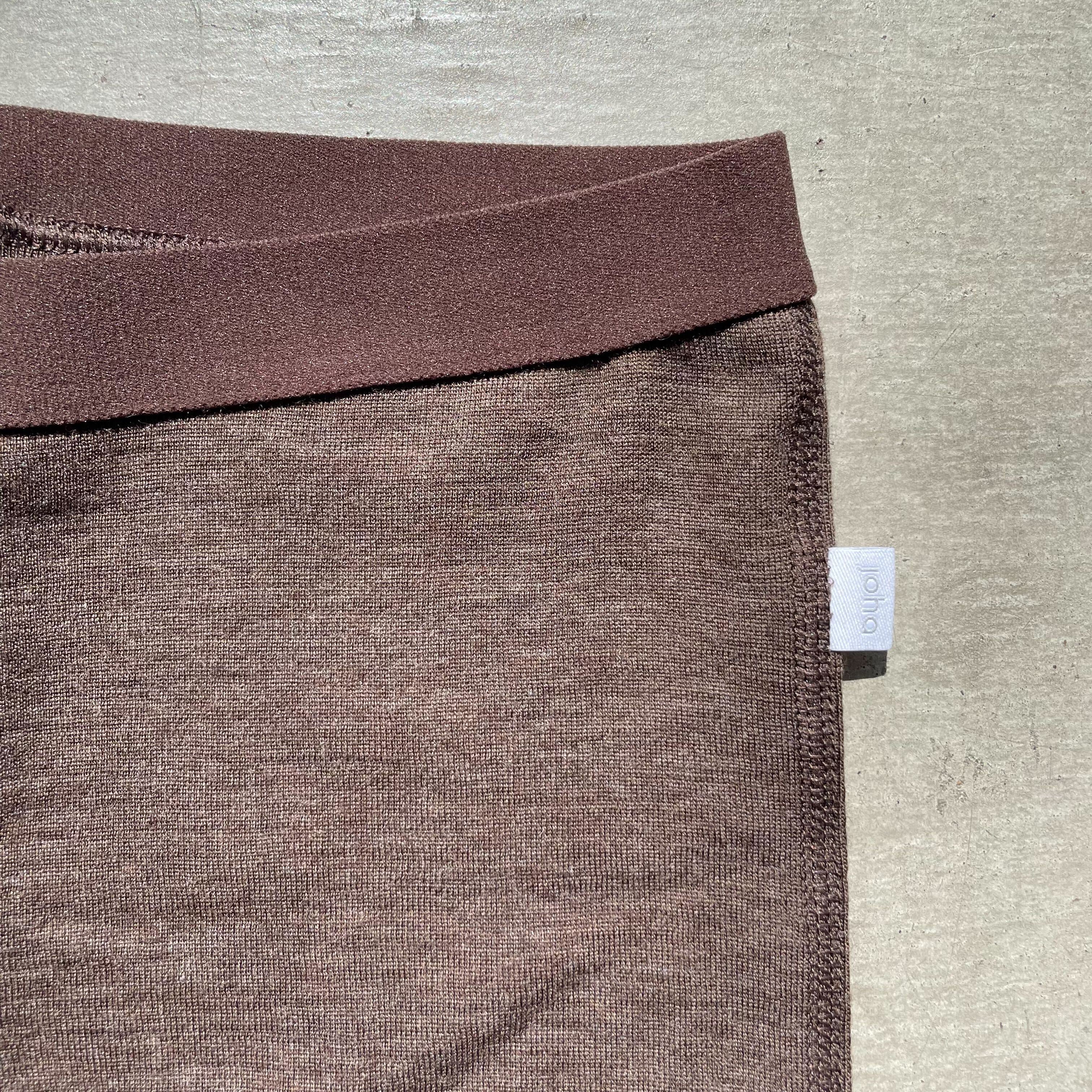 Joha ウール レギンス(ブラウン)