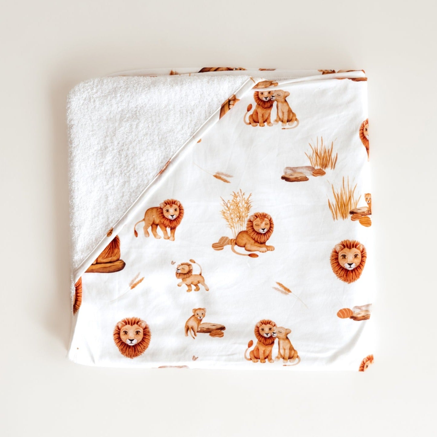Snuggle Hunny Kids Organic Baby Towel (Lion)