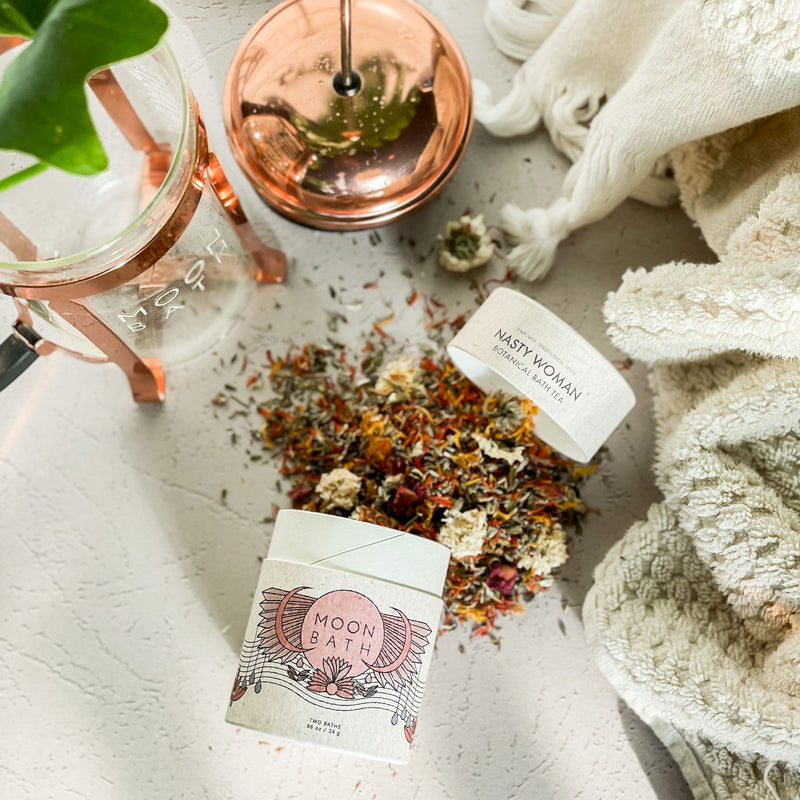 Moon Bath Botanical Bath Tea (What a nasty woman!)