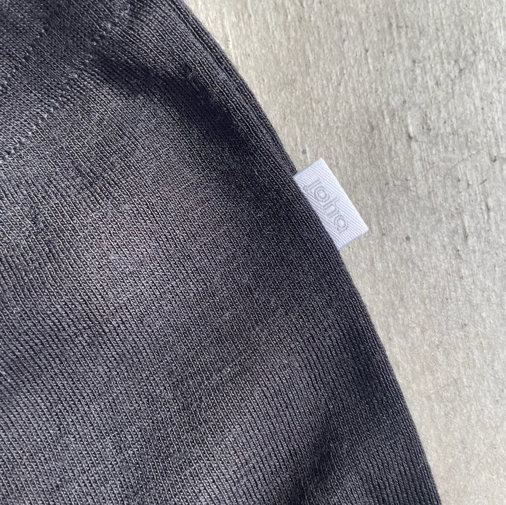 Joha ウール・シルクレギンス(ブラック)