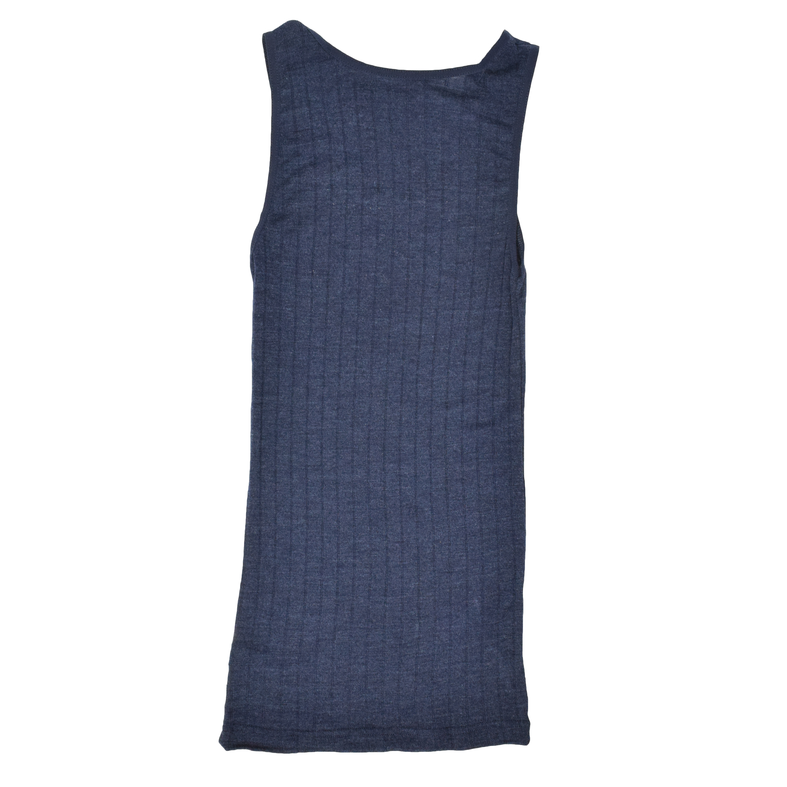 Joha ウール・シルク ノースリーブアンダーシャツ(ネイビー)