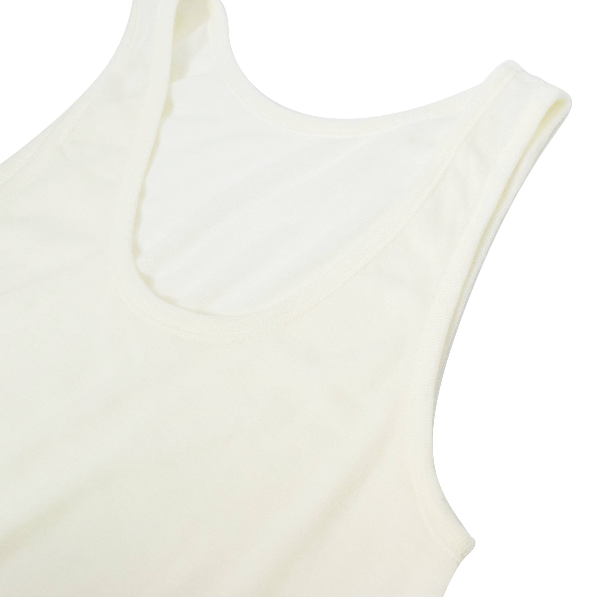 Joha ウール ノースリーブアンダーシャツ(ホワイト)