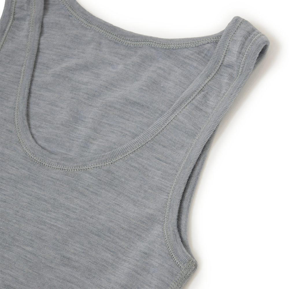 Joha ウール ノースリーブアンダーシャツ(グレー)