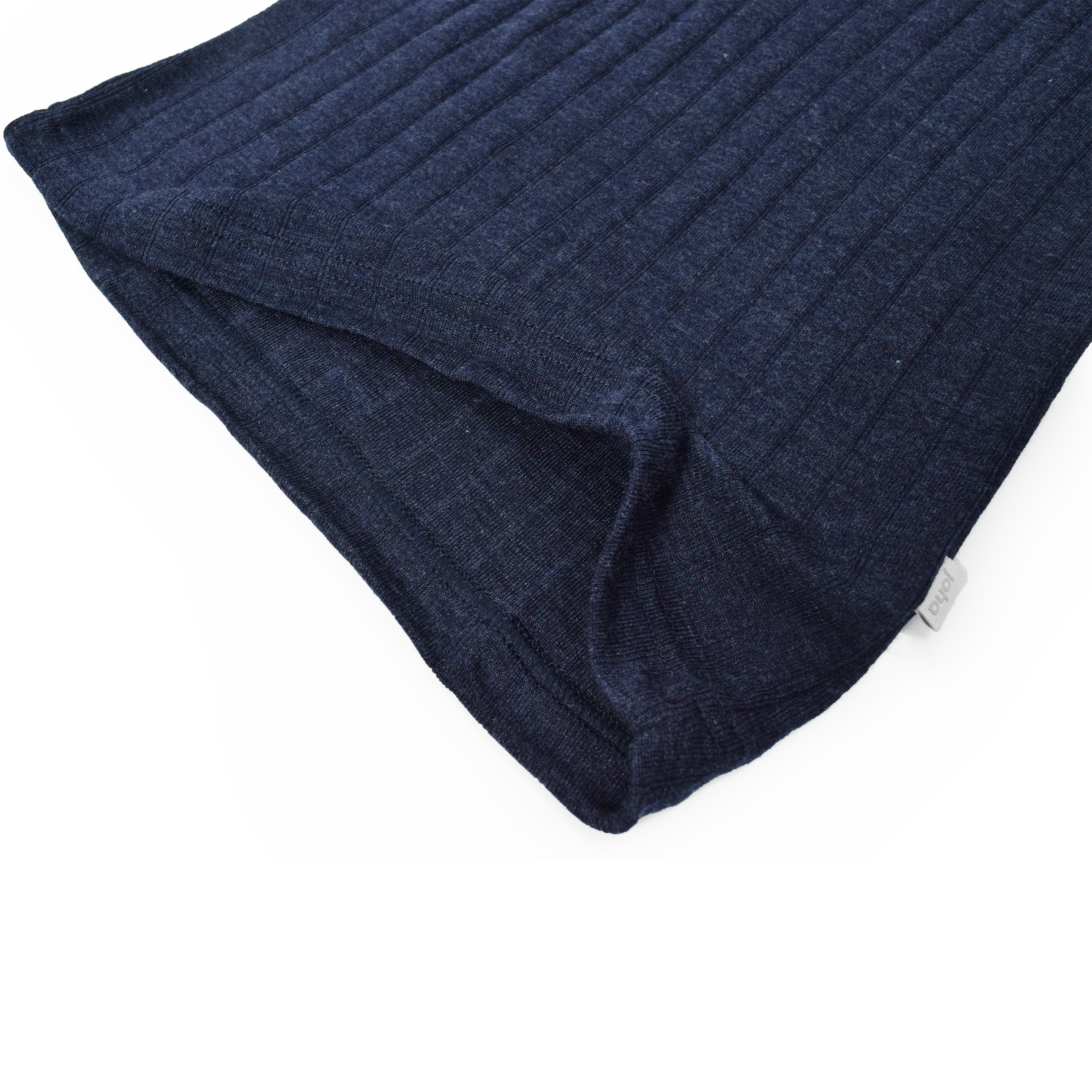 Joha ウール・シルク ノースリーブアンダーシャツ(ネイビー)