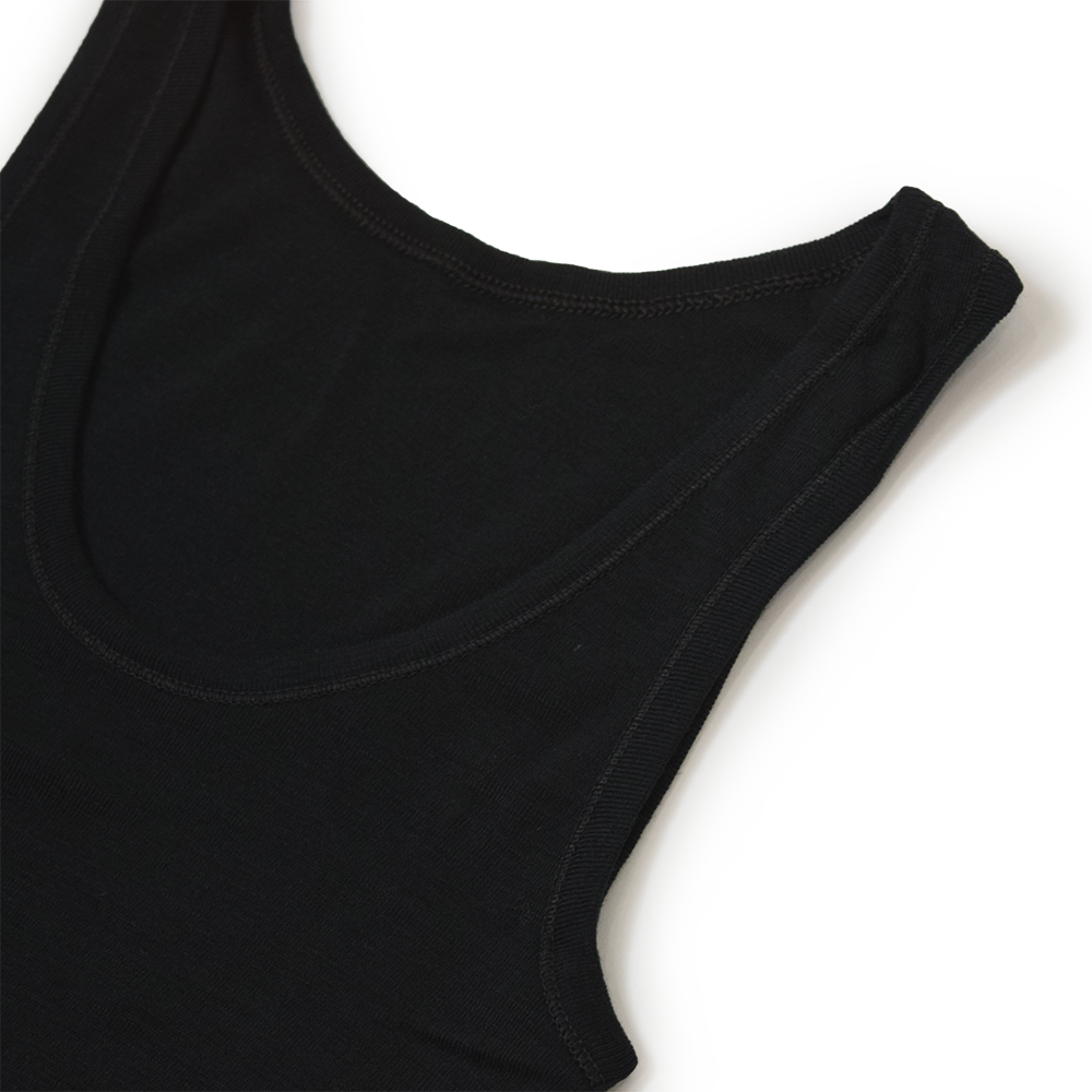 Joha ウール ノースリーブアンダーシャツ(ブラック)