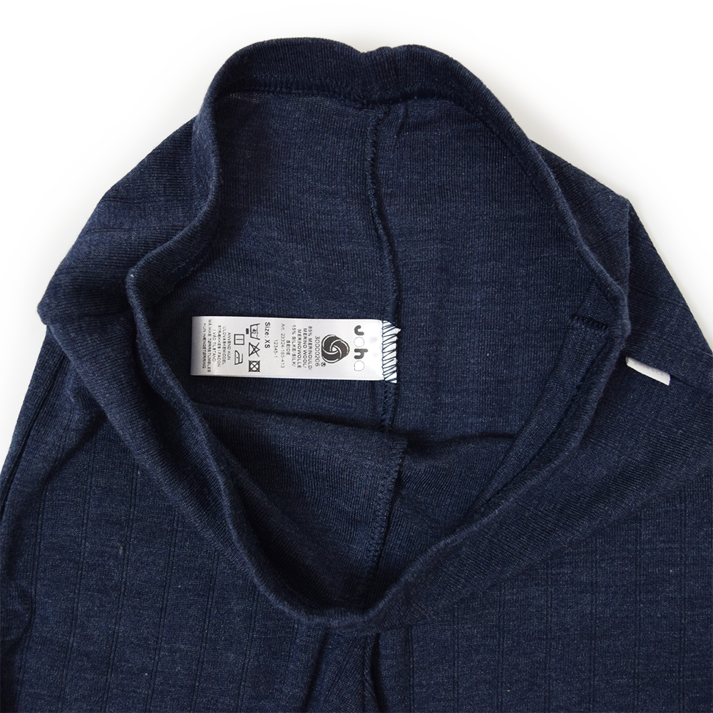 Joha ウール・シルク レギンス(ネイビー)