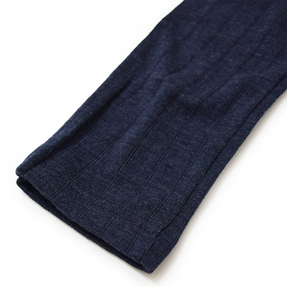 Joha ウール・シルク レギンス(ネイビー)