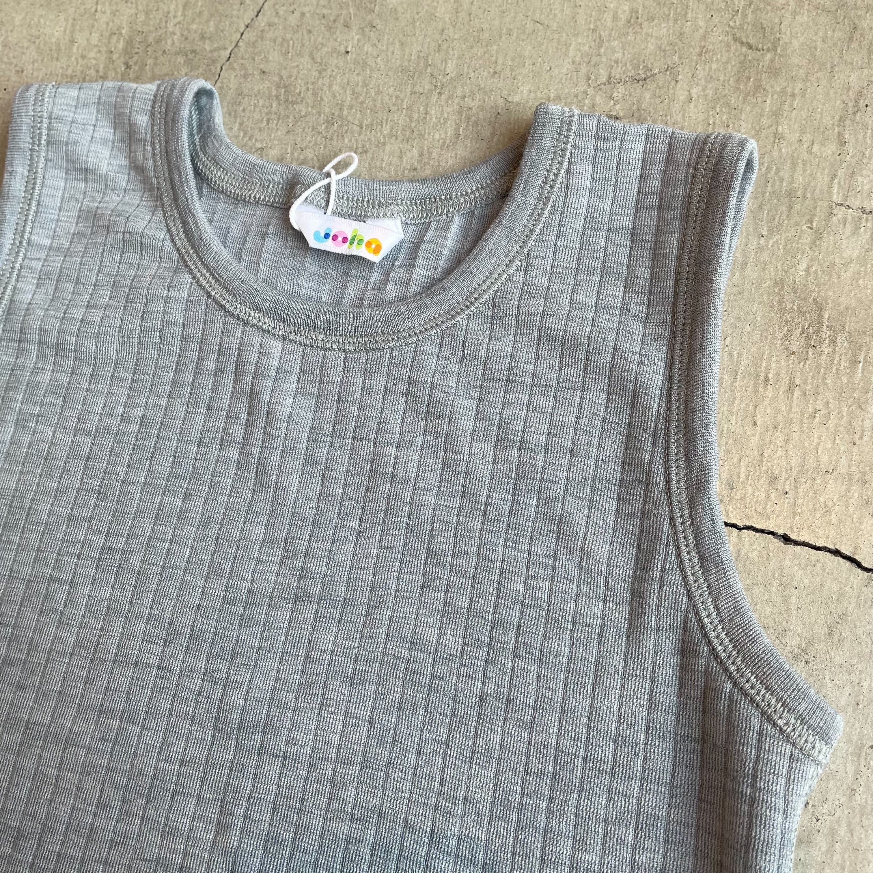 Joha  ウール ノースリーブアンダーシャツ(グレーK)