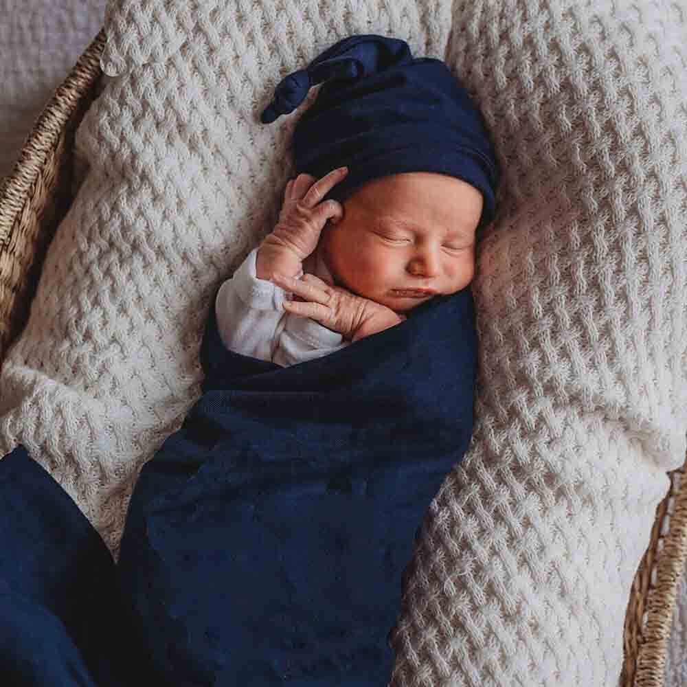 Snuggle Hunny Kids Organic Muslin Wrap (Navy)