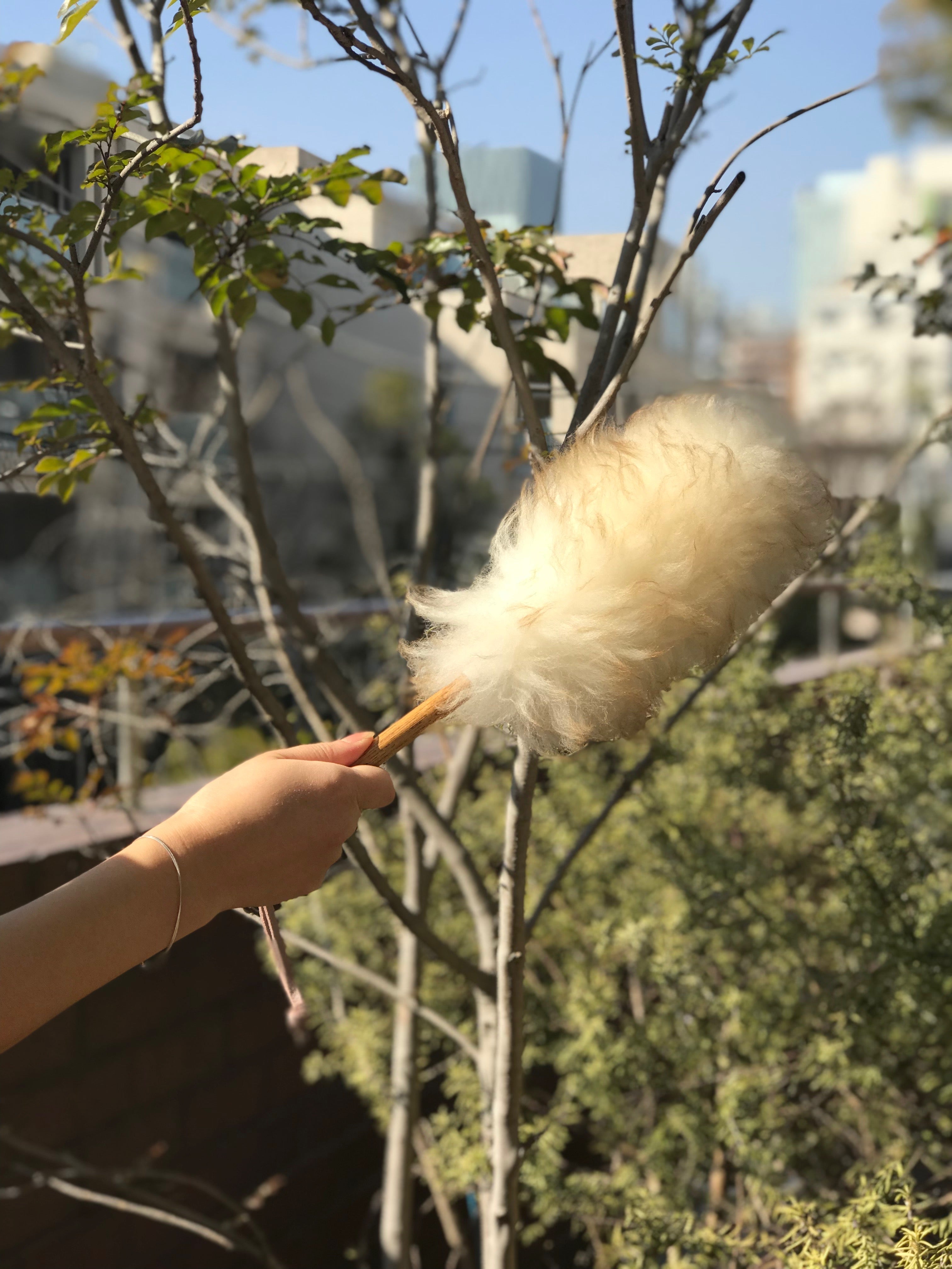 モコモコの可愛いお掃除道具