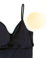 Souple Luz Bra Pad Camisole (Padded) Navy