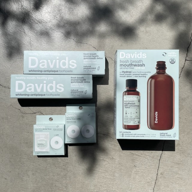 【10%OFF】Davids トータルケア まとめ買いセット (ペパーミント)