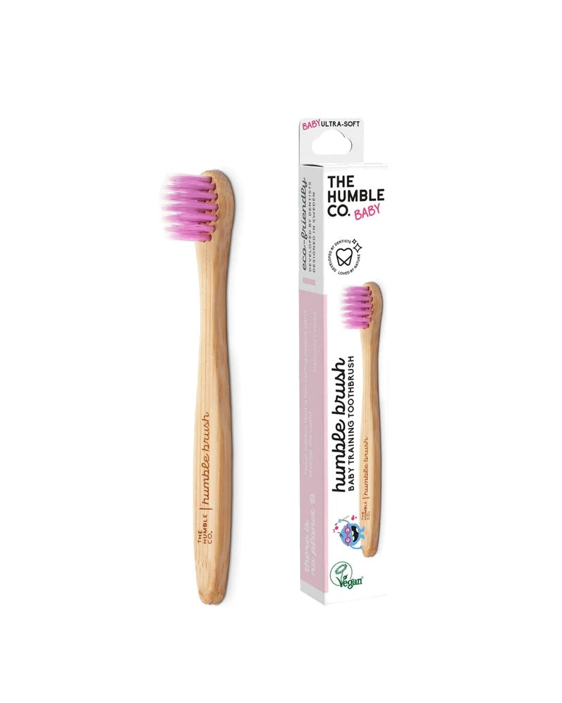 THE HUMBLE CO. Bamboo Baby Toothbrush (Blue)