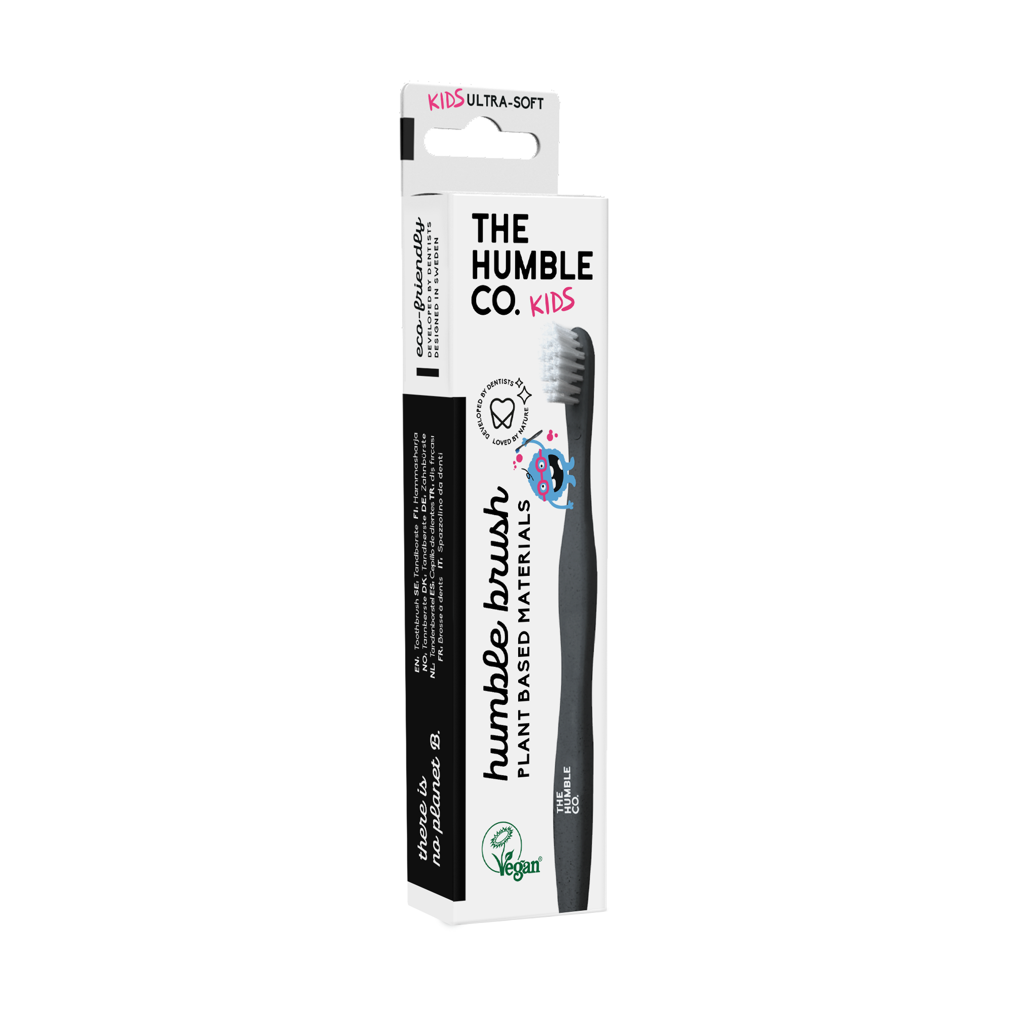 THE HUMBLE CO. Plant-Based Kids Toothbrush (White)