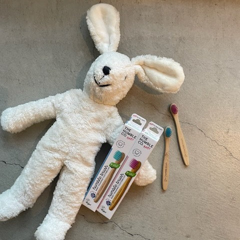 THE HUMBLE CO. Bamboo Baby Toothbrush (Blue)