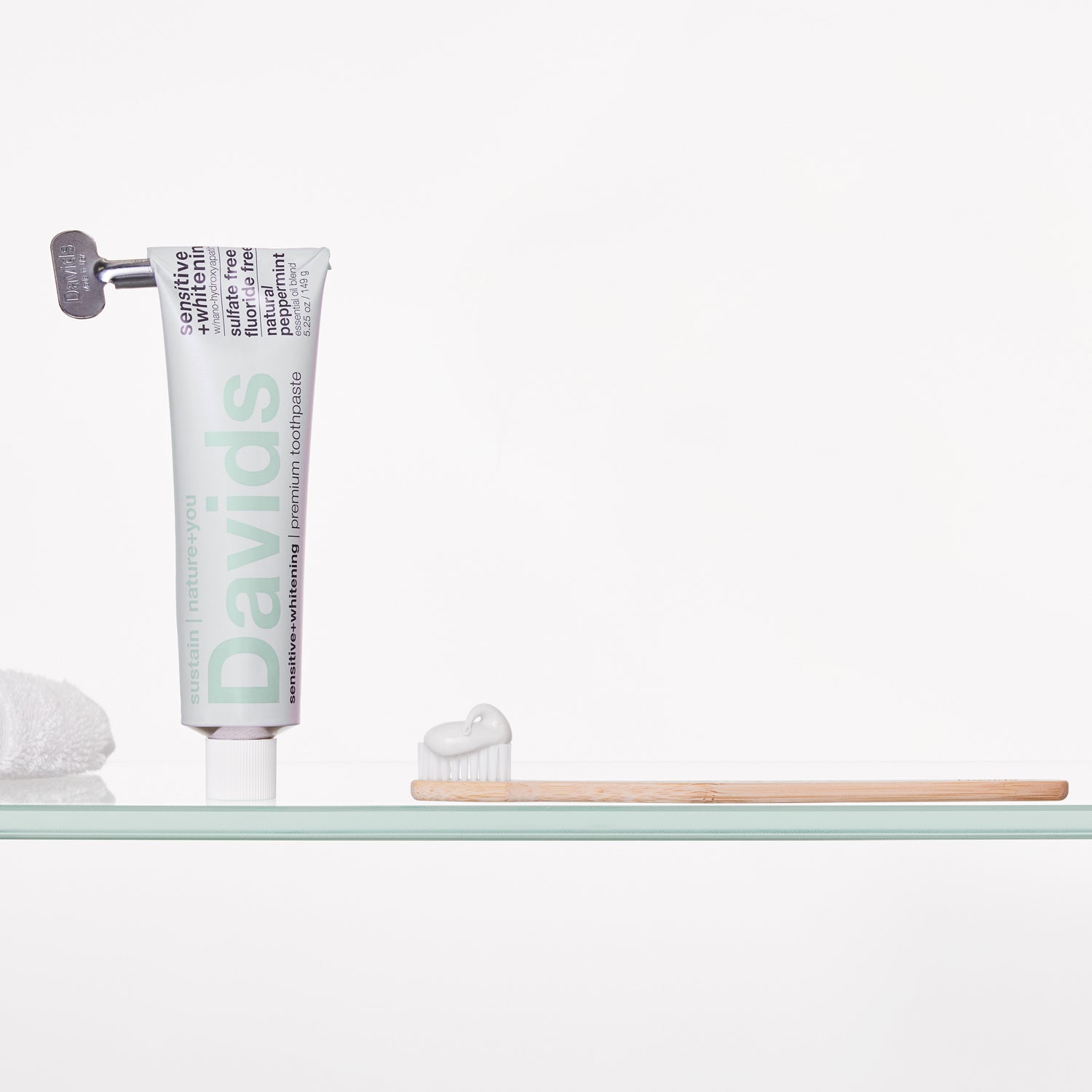 Davids Premium Bamboo Toothbrush (Pack of 3)