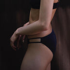 Souple Luz W Strap Shorts Black