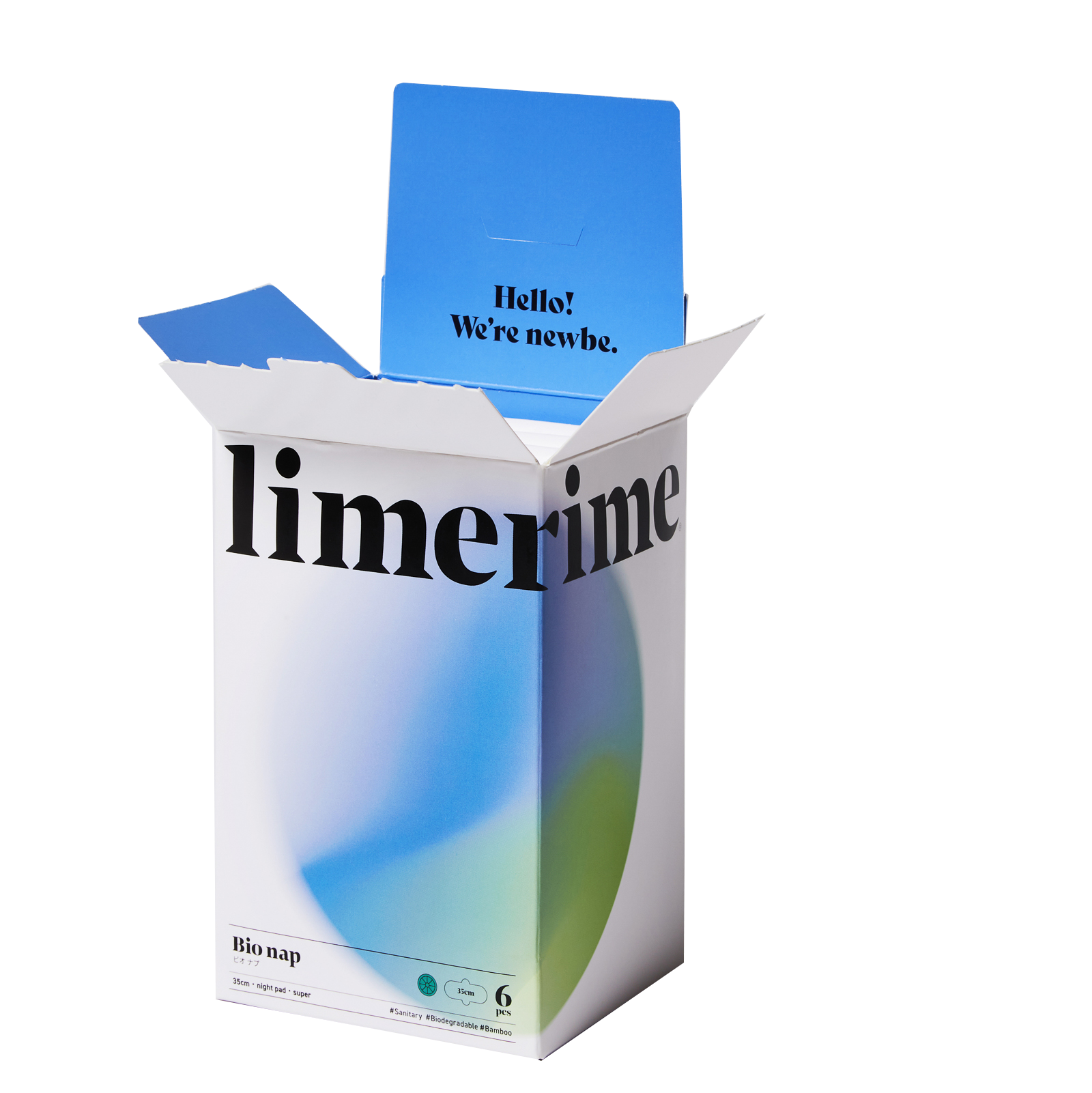 limerime 生理用品 竹素材 フェムケア 肌にやさしい ナチュラル パッケージ