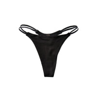 Souple Luz Double Strap Thong Black