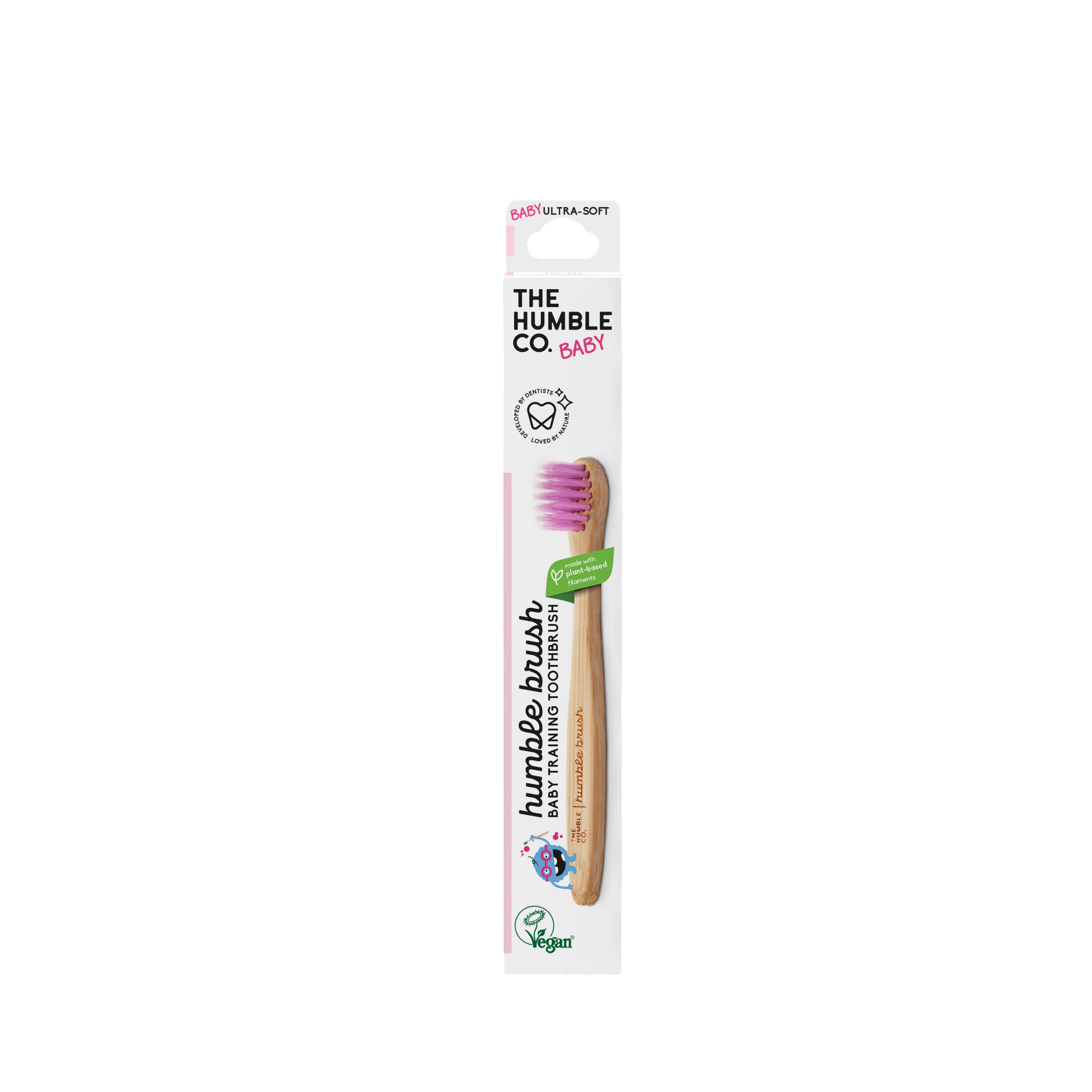 THE HUMBLE CO. Bamboo Baby Toothbrush (Blue)