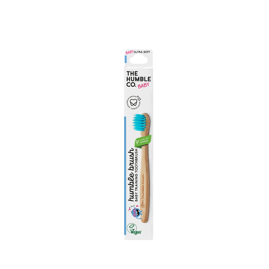 THE HUMBLE CO. Bamboo Baby Toothbrush (Blue)