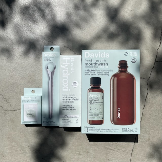 【10%OFF】Davids 舌ケア＆マウスウォッシュセット (マイルドミント)