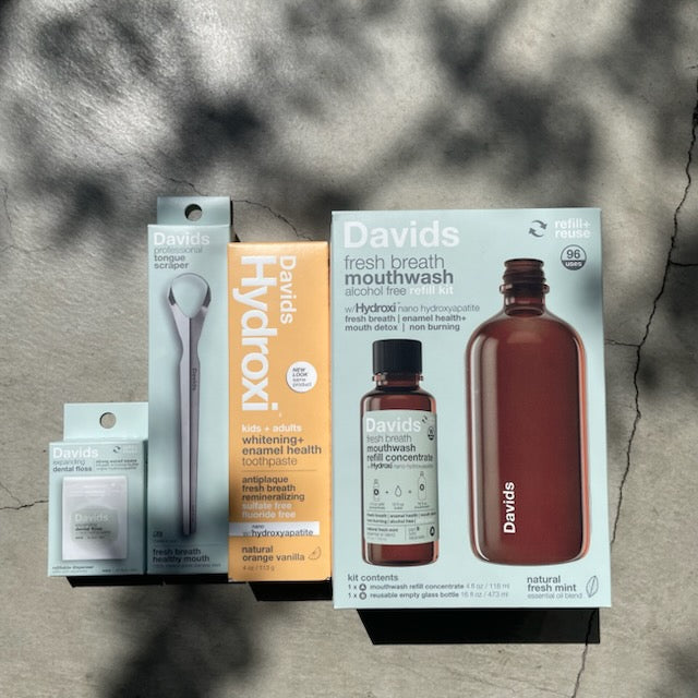 【10%OFF】Davids 舌ケア＆マウスウォッシュセット (オレンジバニラ)