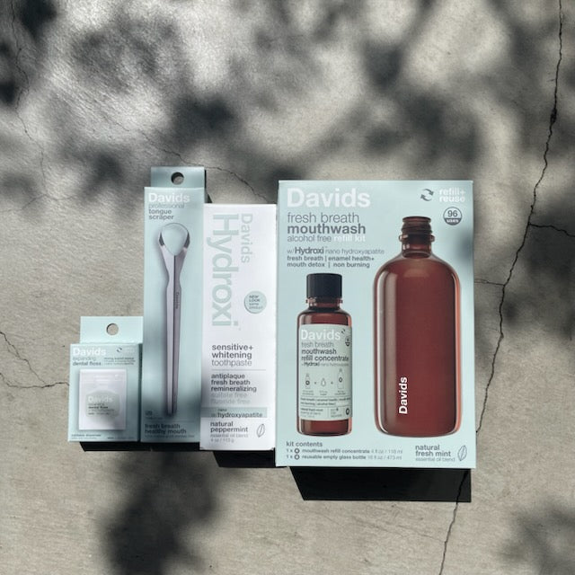 【10%OFF】Davids 舌ケア＆マウスウォッシュセット (センシティブ)