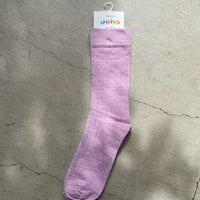 Joha Wool Socks リブ薄手 レディース