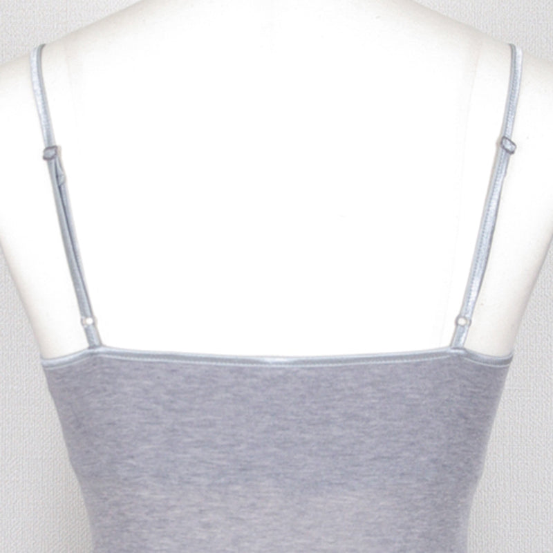[Limited time offer 4/29-5/16] Souple Luz Bra Pad Camisole (with padding) Gray