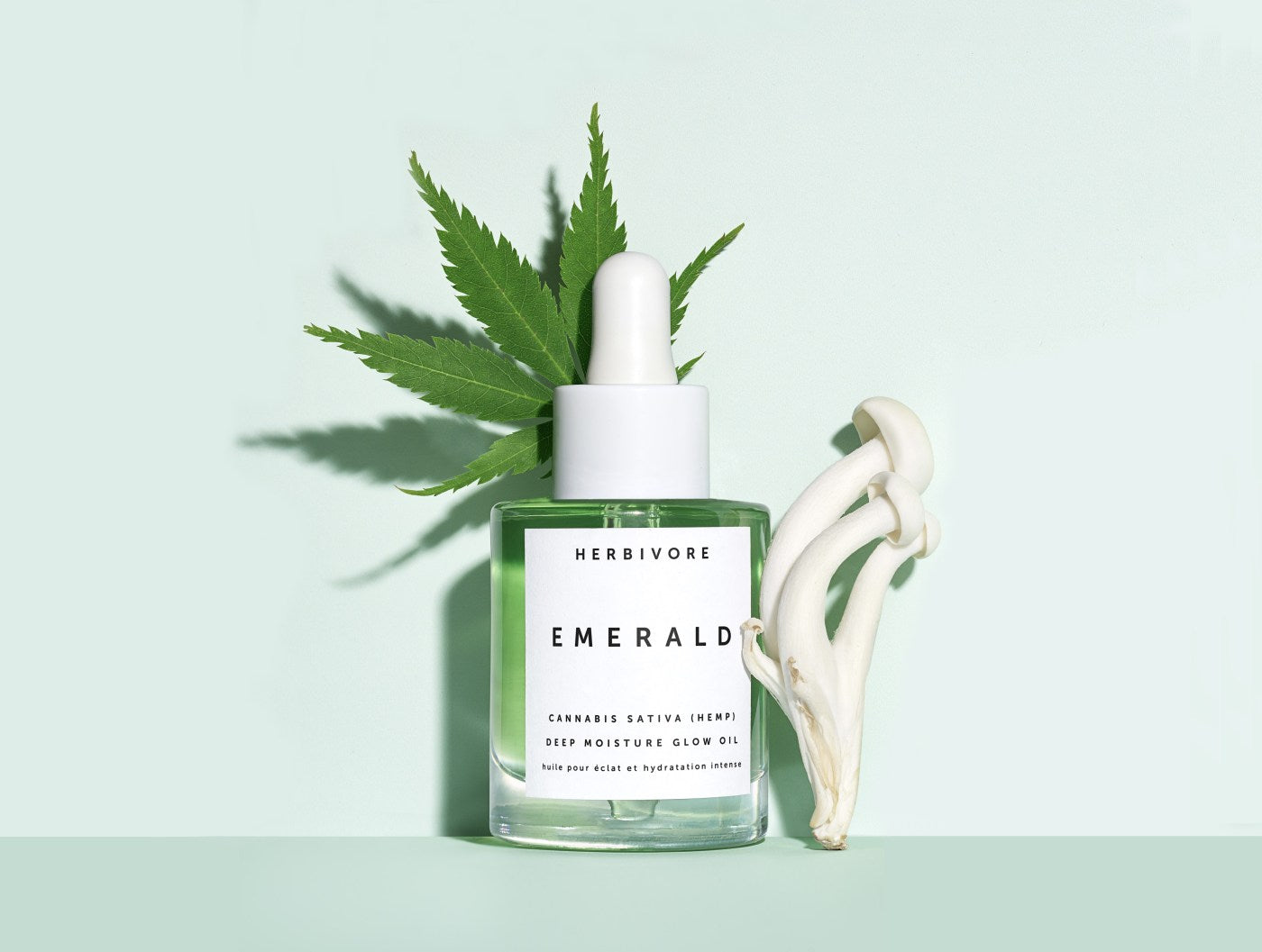 クリーンビューティー Herbivore Botanicals フェイスオイル オイル美容液 アシュワガンダ根エキス アサ種子油 ヴィーガン クルエルティフリー アダプトゲン配合 合成香料合成着色料不使用 商品イメージ