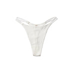Souple Luz Double Strap Thong, White