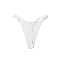 Souple Luz Double Strap Thong, White