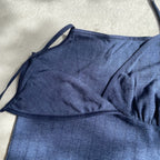 Joha wool and silk T-shirt (navy)
