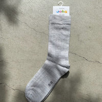 Joha Wool Socks リブ薄手 レディース