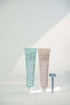 ナチュラル Davids ホワイトニング 歯磨き粉 ハーバルシトラスの香り キシリトール シナモン フッ素不使用 研磨剤不使用 商品イメージ