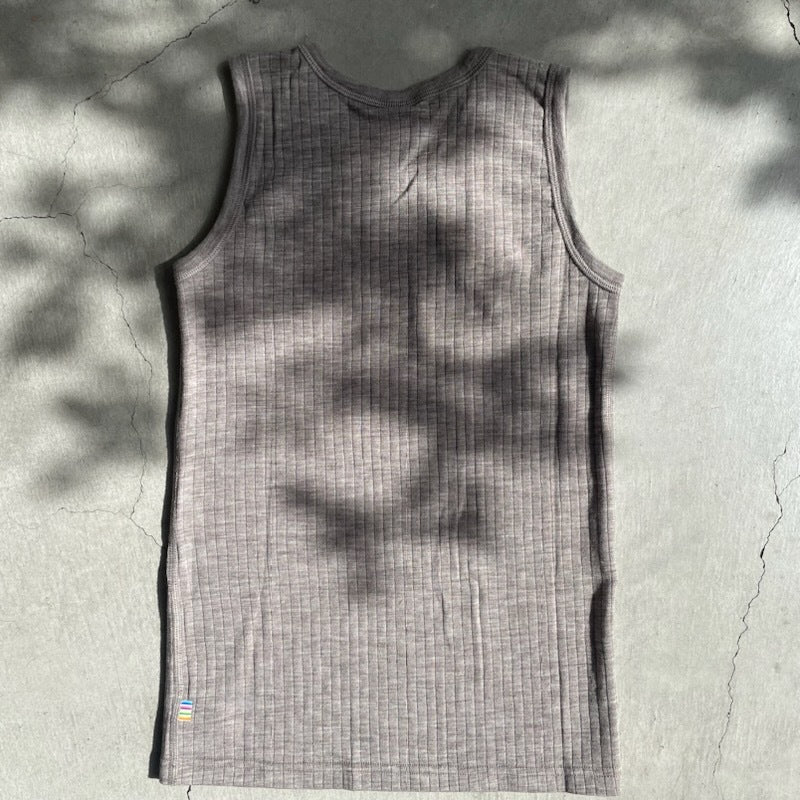 Joha wool sleeveless undershirt (navy K)