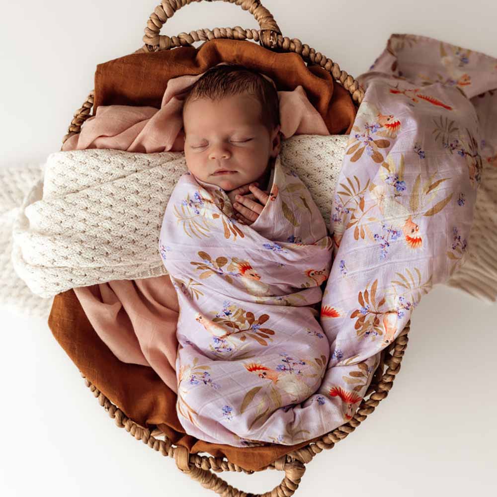 Snuggle Hunny Kids Organic Muslin Wraps (Major Mitchell)
