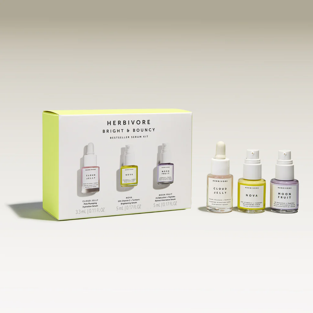 ナチュラル Herbivore Botanicals 美容液 顔 3本セット お試しサイズ 商品全体画像