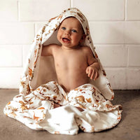 Snuggle Hunny Kids Organic Baby Towel (Dino)