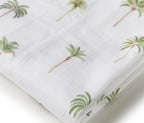 Snuggle Hunny Kids Organic Muslin Wrap (Green Palm)