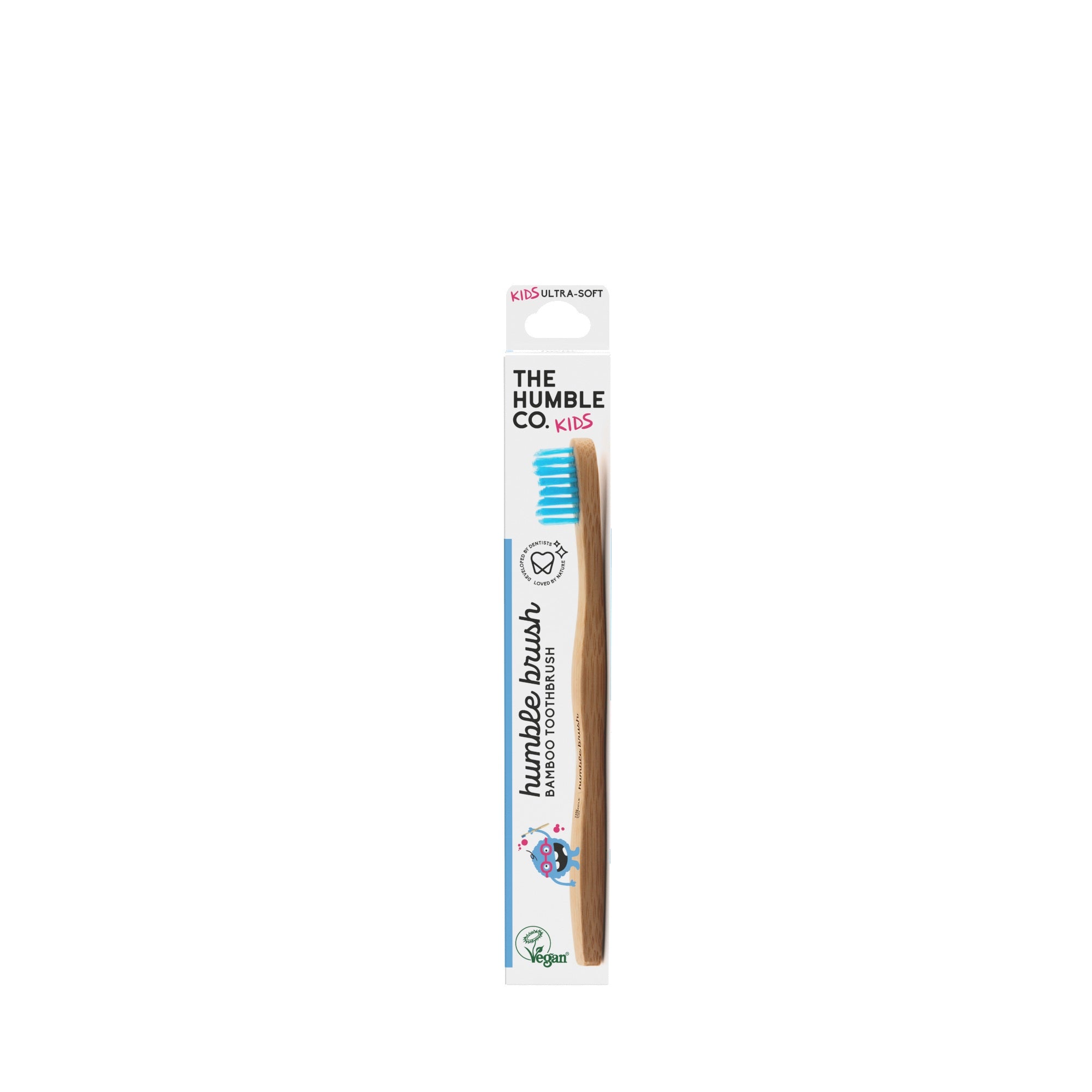 THE HUMBLE CO. Bamboo Kids Toothbrush (White)