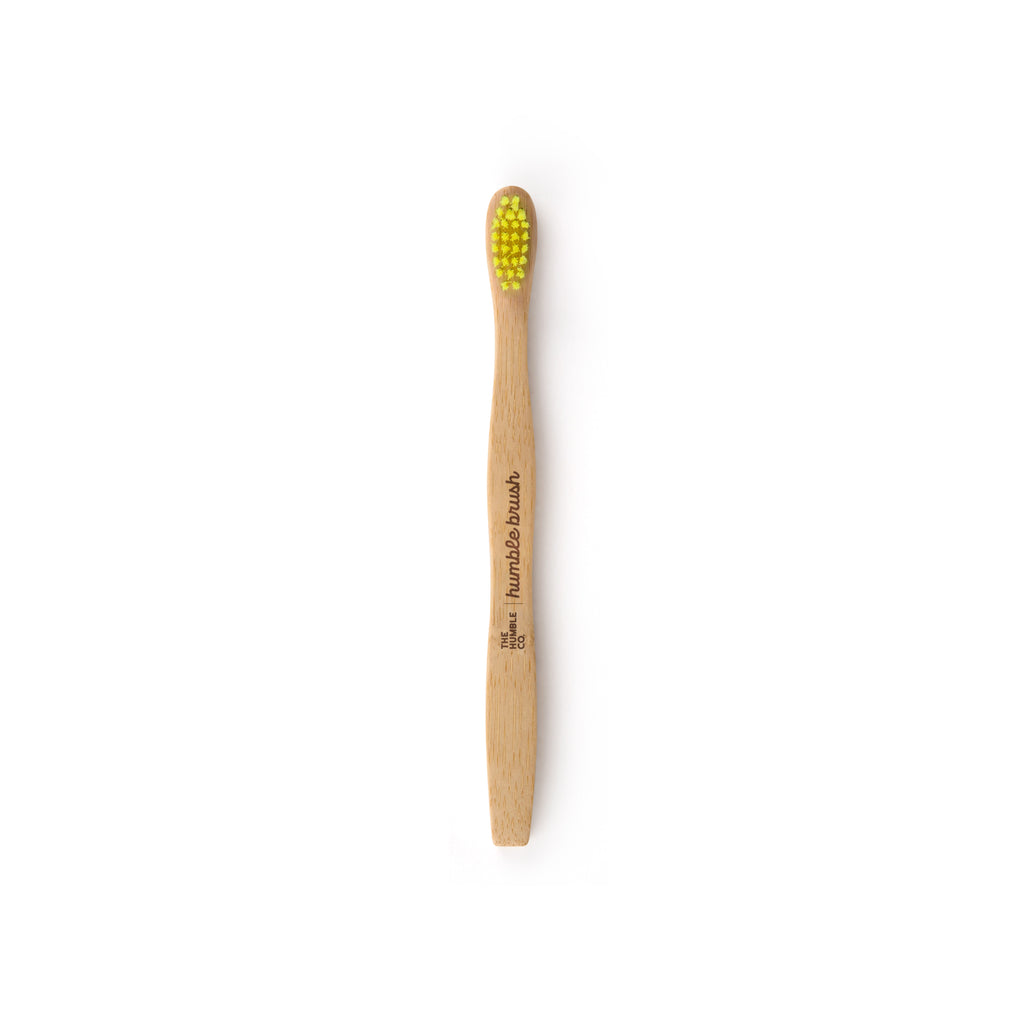 THE HUMBLE CO. Bamboo Kids Toothbrush (White)