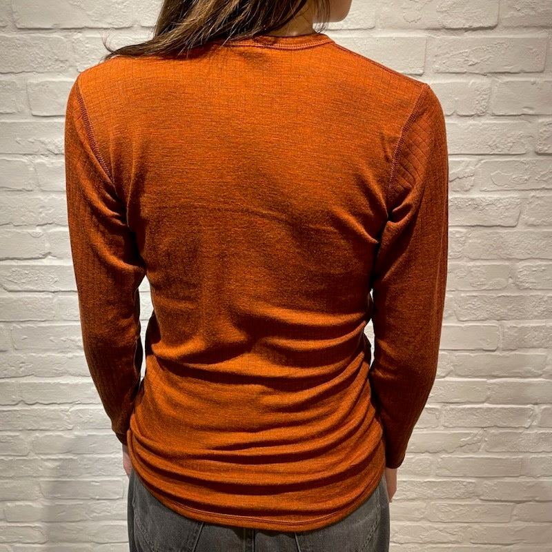 Joha ウール リブブラウス（アプリコットK）