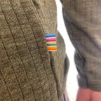 Joha ウール リブブラウス（モスグリーンK）